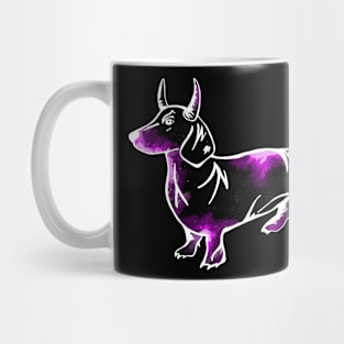 Horned Dachshund "horn dog" Mug